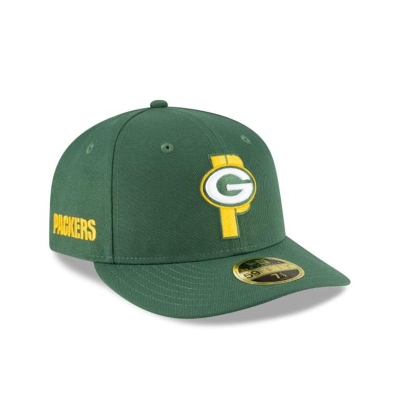 Sapca New Era Green Bay Packers NFL Logo Mix Low Profile 59FIFTY Fitted - Verzi